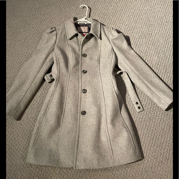 Coats | Gray Dressy Swing Coat | Poshmark